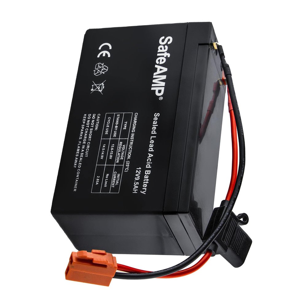 Auttoop Wire Harness Connector Compatible with 12-Volt Ride On Vehicle with red 2 pins Connector Black