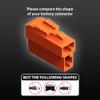 Auttoop Wire Harness Connector Compatible with 12-Volt Ride On Vehicle with red 2 pins Connector Black view 3