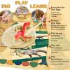 Dino Fossil Eggs Dinosaur Toys - 12 Dinosaur Eggs Dig Excavation Kit w Play Mat for Kids Ages 5-7 Easter Basket Essentials STEM Toy Christmas Birthday Gift for Boys Girls 3 4 5 6 7 8 + 8-13 Years Old view 2