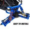 RCHuiWow RC Body Mount Upgrades Part for 1/10 Slash 4x4/Slash 4x4 VXL,Alloy Aluinum Body Mount Body Post,Replace #6815R,Navy Blue view 3