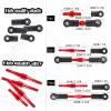 RCMYou Upgrades Part for 1/10 Rustler 4x4 VXL/Rustler 4x4,Alloy Turnbuckles Camber Links,Suspension Arm,Caster Block,Steering Blocks,Rear Stub Axle Carriers,Steering Bellcranks,Shock Tower,Red view 4
