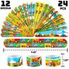 48PCS Tractor Party Favors - 24PCS Tattoos & 24PCS Slap Bracelets - Farm-Themed Birthday Supplies, Green Tractor Decorations, Classroom Prizes, Gifts for Boys & Girls view 3