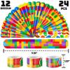 72PCS Building Block Party Favors - 48PCS Pre-cut Tattoos & 24PCS Slap Bracelets - Birthday Party Supplies, Classroom Prizes, Carnival Gifts, Christmas Decorations for Boys & Girls view 3