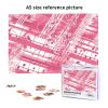 1000 Piece Jigsaw Puzzle for Adults Personalized Picture Puzzle Pink Piano Notes Customized Wooden Puzzle for Family, Birthday, Wedding, Game Nights Gifts, 29.5"x19.7" view 2
