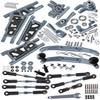 RCMYou Upgrades Part for 1/10 Slash 4x4/Slash 4x4 VXL,Alloy Turnbuckles Camber Links,Caster Block,Steering Blocks,Rear Stub Axle Carriers,Body Mounts,Suspension Arm,Titanium view 1