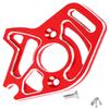 RCHuiWow RC Motor Mount Upgrades Part for 1/10 Slash 4x4/Slash 4x4 VXL,Alloy Aluminum Motor Plate Hops Up,Red view 1