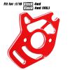 RCHuiWow RC Motor Mount Upgrades Part for 1/10 Slash 4x4/Slash 4x4 VXL,Alloy Aluminum Motor Plate Hops Up,Red view 2