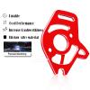 RCHuiWow RC Motor Mount Upgrades Part for 1/10 Slash 4x4/Slash 4x4 VXL,Alloy Aluminum Motor Plate Hops Up,Red view 3