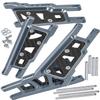 RCMYou Alloy Front Rear Suspension Arm Upgrades Part for 1/10 Slash 4x4 VXL/Rustler 4x4 VXL/Stampede 4x4 VXL/Hoss 4x4 VXL 4wd,4pcs A Arms Hops Up,Titanium (More Durable Arm) view 1