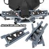 RCMYou Alloy Front Rear Suspension Arm Upgrades Part for 1/10 Slash 4x4 VXL/Rustler 4x4 VXL/Stampede 4x4 VXL/Hoss 4x4 VXL 4wd,4pcs A Arms Hops Up,Titanium (More Durable Arm) view 3