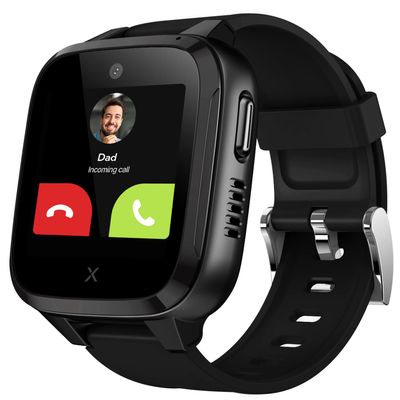 XPLORA Kidzi - Watch Phone for Children (4G) - Calls, Messages, Kids School Mode, SOS Function, GPS Location, Camera and Pedometer (Subscription Required) (Kidzi on AT&T's Network, Black)