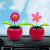 Red Solar Dancing Flower Car,Dashboard Decorations,Funny Solar Powered Dancing Flower Pot Car Ornaments Flower Swinging Toy, Dancing Solar,Early Development and Activity view 4