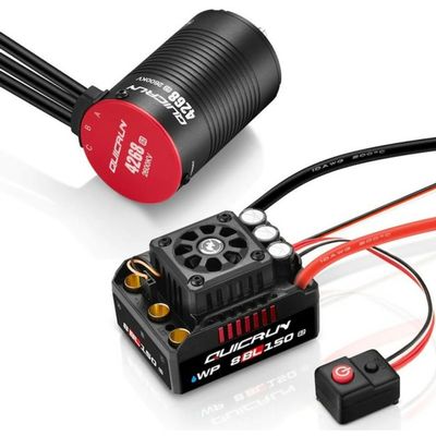 Hobbywing QUICRUN 8BL150 G2 + QUICRUN 4268SL 2600KV Black G2 Combo