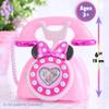 Disney Junior Minnie Mouse Ring Me Rotary Style Phone with Lights and Sounds, Pink, Kids Toys for Ages 3 Up by Just Play view 3