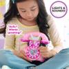 Disney Junior Minnie Mouse Ring Me Rotary Style Phone with Lights and Sounds, Pink, Kids Toys for Ages 3 Up by Just Play view 4