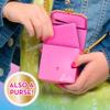 Barbie Trend Lights and Sounds Phone Set, 4-Pieces, Interactive Toy Phone, Toy Purse, Dress Up and Pretend Play, Kids Toys for Ages 3 Up by Just Play view 3