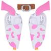 ArtCreativity Pink Cowgirl Holster and Western Toy Gun Set - Pink Toy Gun with Holster for Girls Cowgirl Costume, 2 Gun Toys, and Brown Western Belt - Cowgirl Accessories for Girls Halloween Costume view 1