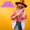 ArtCreativity Pink Cowgirl Holster and Western Toy Gun Set - Pink Toy Gun with Holster for Girls Cowgirl Costume, 2 Gun Toys, and Brown Western Belt - Cowgirl Accessories for Girls Halloween Costume view 4