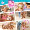 FurReal Peanut The Playful Monkey Interactive Toy, 15-inch Realistic Plush, Kids Toys for Ages 4 Up by Just Play view 2
