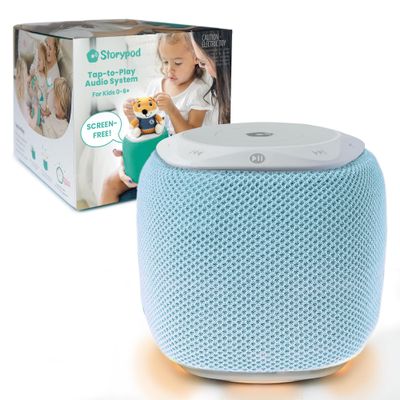Storypod The Learning-First Audio Play System | Starter Set Plus Interchangeable Baby Blue Sleeve | Interactive Educational Toy & Storyteller | Boys & Girls | Young Kids | Toddlers & Preschoolers