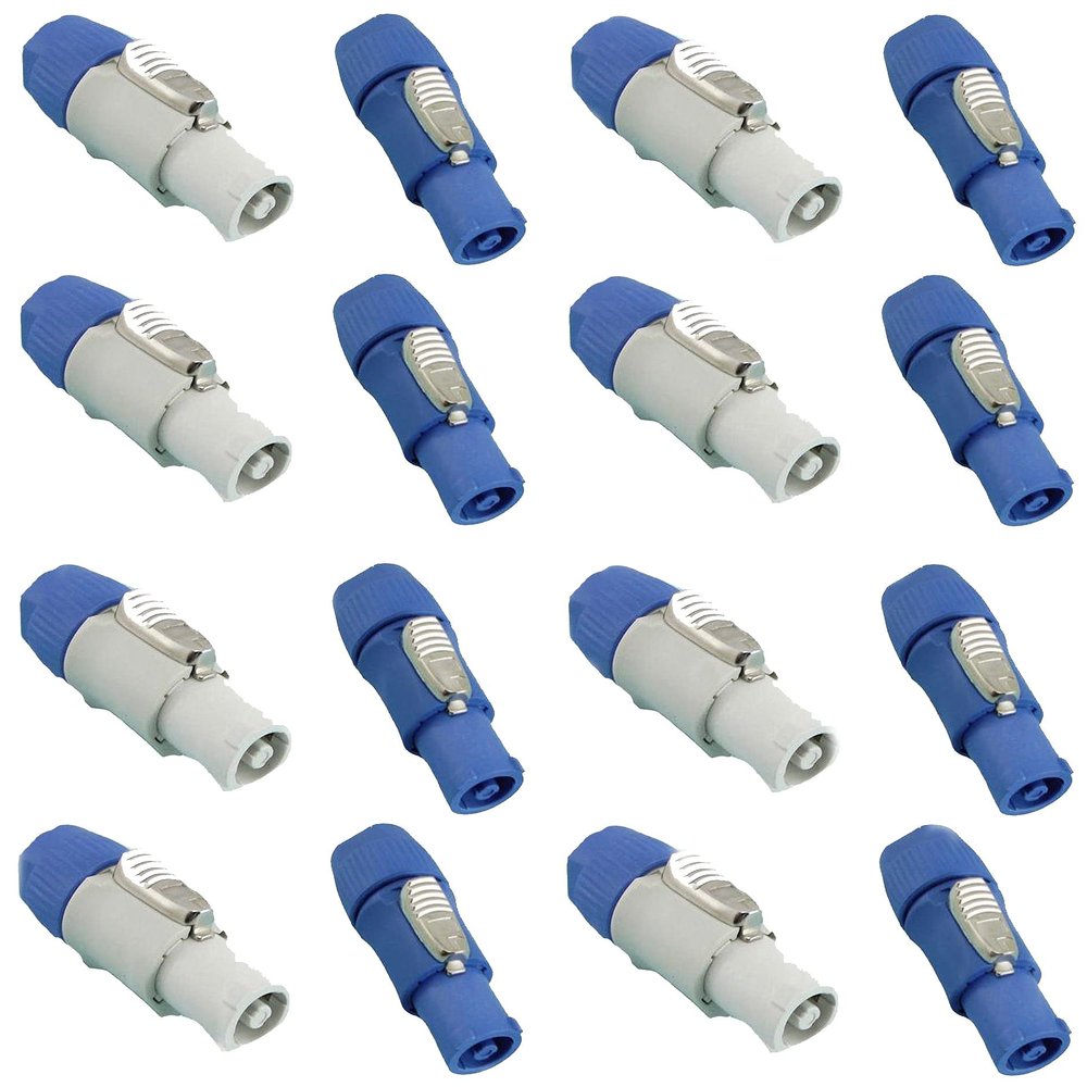 8 Each PROCRAFT PC-TSC039 & PC-TSC044 20A Power-in Blue/Out Gray Cable MNT