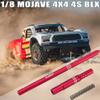 GLOBACT Aluminum Center Slider Driveshaft Set for ARRMA 1/8 Mojave 4X4 4S BLX Upgrade Parts Replace ARRMA ARA311170 (Red) view 4