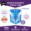 Duomoto Magnetic Transforming Cube - Shape Shifting Double Creativity Puzzle w/ 96 Rare Earth Magnets - Transforms Into Over 100 Shapes - by Fun in Motion Toys - Creators of Shashibo & Cubendi view 2