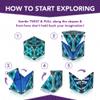 Duomoto Magnetic Transforming Cube - Shape Shifting Double Creativity Puzzle w/ 96 Rare Earth Magnets - Transforms Into Over 100 Shapes - by Fun in Motion Toys - Creators of Shashibo & Cubendi view 4