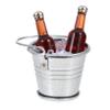 1 Set Dollhouse Beer Bucket Beer Cooler Dollhouse Metal Buckets for Party Mini Food Pages Cube Galvanized Miniature 8g view 1