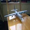 ZEZEFUFU Unassembled 1/100 Scale Lockheed AC-130U Ghost Aerial Gunship Aircraft Paper Model for Collection Gift view 2