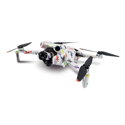 MightySkins Glossy Glitter Skin Compatible with DJI Mini 4 Pro - Fun Guns | Protective, Durable High-Gloss Glitter Finish | Easy to Apply, Remove, and Change Styles