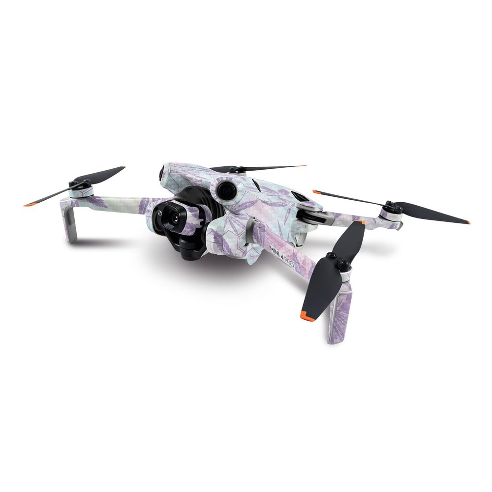 MightySkins Carbon Fiber Skin Compatible with DJI Mini 4 Pro - Pastel Mary | Protective, Durable Textured Carbon Fiber Finish | Easy to Apply