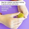 BAZIC Products Modeling Dough 1 Oz, 5 Fluorescent Colors, Non Toxic Soft DIY Modeling Clay with Mold Caps for Art and Crafts, Sculpting, ren, 1-Pack view 3