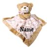 SONA G DESIGNS Personalized Baby Lovey - Bear Security Blankie Blanket Rattle view 1