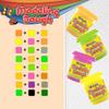BAZIC Products Modeling Dough 7.76 Oz, 4 Fluorescent Colors, Non Toxic Soft DIY Modeling Clay w/Mold Caps for Art and Crafts, Sculpting, Kids Children, 24-Pack view 3