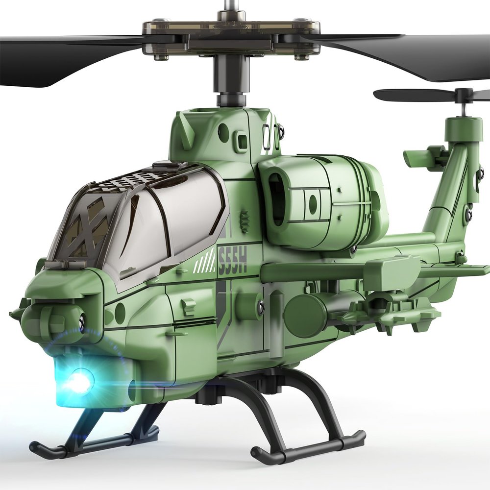SYMA S55H Remote Control Helicopter, Military RC Helicopters with Cool Appearance Design, Upgraded Protection Function, Altitude Hold, for Kids Adults