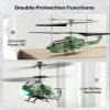 SYMA S55H Remote Control Helicopter, Military RC Helicopters with Cool Appearance Design, Upgraded Protection Function, Altitude Hold, for Kids Adults view 4