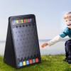 FixtureDisplays 18.4 L x 14.5 W X 30" H Prize Drop Plinko Board Foldable Stand Disk Drop Board Game, Customizable 6 Slots with 10 Orange Pucks for Carnival Tradeshow Party 15728-NEW-NF view 3