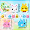 200Pcs Easter Mini Erasers Cute Bunny Egg Mini Erasers for Kids Party Favors Easter Basket Stuffers view 2