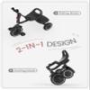 besrey Toddler Tricycle with Bell, Kids Tricycle Age 18 Months to 5 Years, Kids Trike, Toddler Bike for 1.5-5 Year Olds, Baby Trike, Gifts & Toys for Boys & Girls, Black view 2