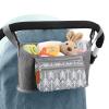 Accmor Universal Stroller Organizer with Detachable Phone Bag, Stroller Bag Caddy Organizer Stroller Accessories for Uppababy, Baby Jogger, Nuna, Doona, Britax Strollers view 1