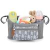 Accmor Universal Stroller Organizer with Detachable Phone Bag, Stroller Bag Caddy Organizer Stroller Accessories for Uppababy, Baby Jogger, Nuna, Doona, Britax Strollers view 3