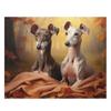 1000 Piece Jigsaw Puzzle for Adults Kids,Italian Greyhound Dogs in Autumn Park Animal Jigsaw, Dogs in Forest - Wooden Puzzles Family Game Preschool Toys Home Decoration Dog Lovers Gift view 1