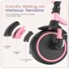 besrey Toddler Tricycle with Bell, Kids Tricycle Age 18 Months to 5 Years, Kids Trike, Toddler Bike for 2-4 Year Olds, Baby Bike, Gifts & Toys for Boys & Girls, Pink view 4