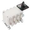Manual Dual Power Transfer Switch, IP65 Waterproof Flame Retardant 4P PC Material Transfer Load Disconnecting Switch for Home for Office Building view 1