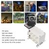 Manual Dual Power Transfer Switch, IP65 Waterproof Flame Retardant 4P PC Material Transfer Load Disconnecting Switch for Home for Office Building view 2