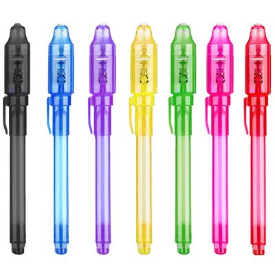 ZUNTENG Invisible Ink Pens, 28pcs Spy Pens with UV Light - Fun Activity for Secret Messages and Kids Goodies Bags
