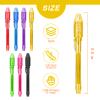 ZUNTENG Invisible Ink Pens, 28pcs Spy Pens with UV Light - Fun Activity for Secret Messages and Kids Goodies Bags view 2