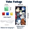 ERguanfoiun Galaxy Wars Toss Games with 4 Bean Bags - Indoor Outdoor Fun Throwing Game Backdrop Banner Party Activities Space Galaxy Wars Themed Birthday Party Favors Supplies Decoration for Kid Adult view 2