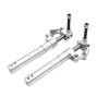 VERBANA Airplane Landing Gear, 1 Pair RC Model Airplane Aluminum 70mm to 175mm Spring Back Damping Kneeling Landing Gear Retract 3-4kg Kit Replacement Part for RC Model Airplane Plane Accessories (Co view 1